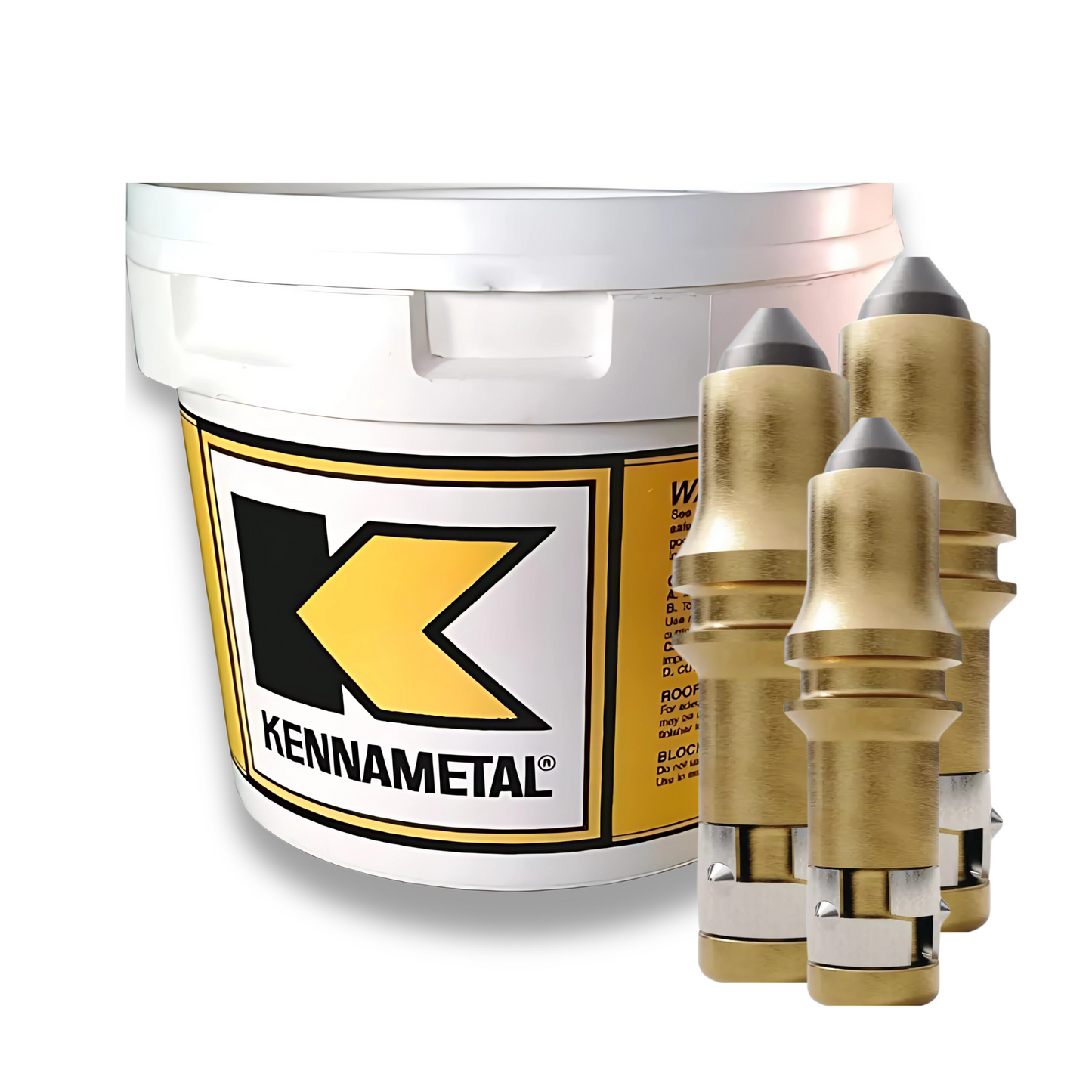 Rotating rock teeth ~ 75 x 19mm bucket